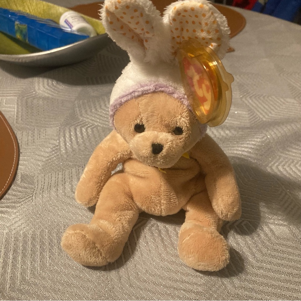 ⚡️ TY beanie babie Easter bear Springston